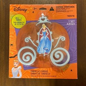 NIP Disney Cinderella’s Carriage Pumpkin Push-Ins (1 Set) For 9”-11” Pumpkins